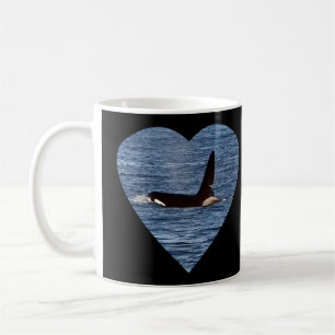 Anpassbarer John Coe Killerwal Westküste Orca Kaffeetasse
