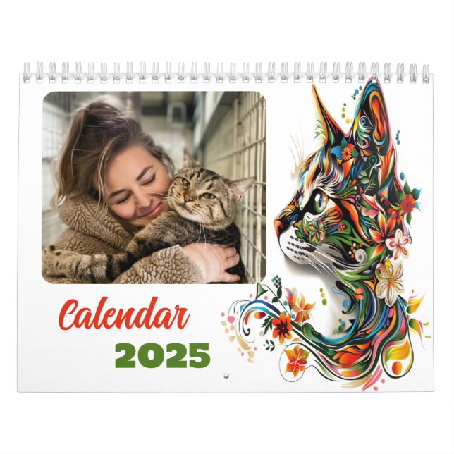 Anpassbarer KAT-Themenkalender 2025 Kalender (Titelbild)