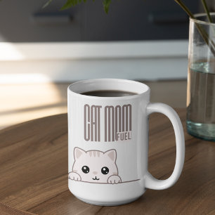 Anpassbarer Katzenmutter-Treibstoff Kaffeetasse