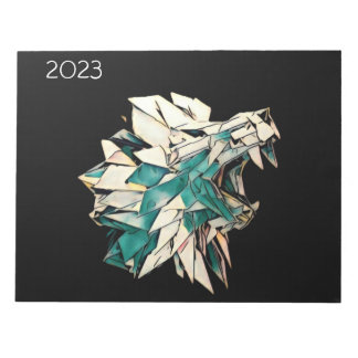 Anpassbarer Lion Editor Notizblock