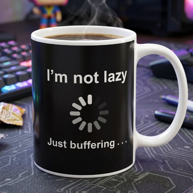 Anpassbarer lustiger PC-Gamer-Spruch Kaffeetasse (Von Creator hochgeladen)