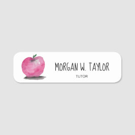 Anpassbarer Magnet für moderne Apple Tutor-Lehrer Namensschild