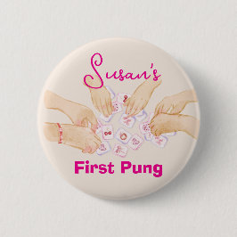 Anpassbarer Mahjong First Pung  Button