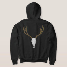 Anpassbarer Maultierhirsch-Schädel Hoodie