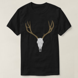 Anpassbarer Maultierhirsch-Schädel T-Shirt