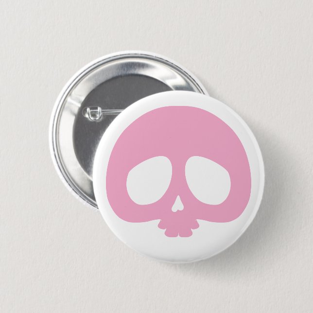 Anpassbarer Mini-Totenkopf Button (Vorne & Hinten)