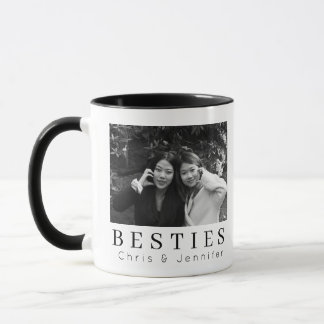 Anpassbarer minimalistischer moderner BFF Tasse