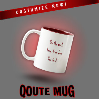Anpassbarer Motivations-Tassen-Aufdruck Zweifarbige Tasse
