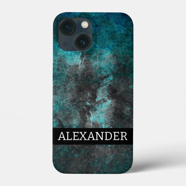 Anpassbarer Name. Abstrakte Grundierung Case-Mate iPhone Hülle (Rückseite)
