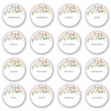 Anpassbarer Name des Ehegatten Dankeschön Sticker