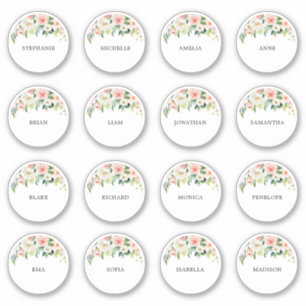 Anpassbarer Name des Ehegatten Dankeschön Sticker