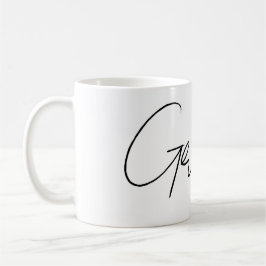 Anpassbarer Name Kaffeetasse