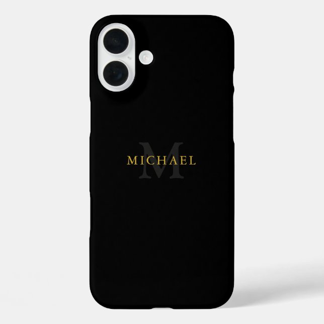 Anpassbarer Name und Anfangsbuchstaben Case-Mate iPhone Hülle (Rückseite)