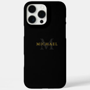 Anpassbarer Name und Anfangsbuchstaben iPhone 16 Pro Max Hülle