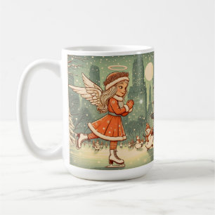 Anpassbarer NYC-Weihnachtsengel Kaffeetasse