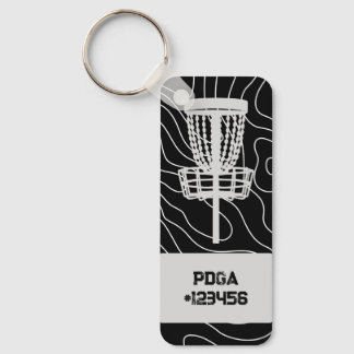 Anpassbarer PDGA-Zahlenfestplattenlaufwerk Golf Sc Schlüsselanhänger