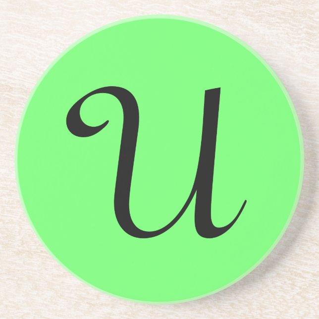 Anpassbarer Personalisierter U-Untersetzer Untersetzer (Vorne)