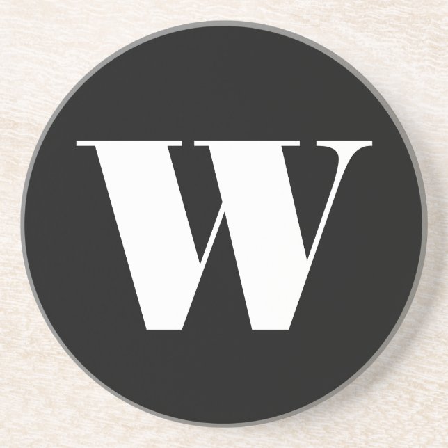 Anpassbarer Personalisierter W-Untersetzer Untersetzer (Vorne)