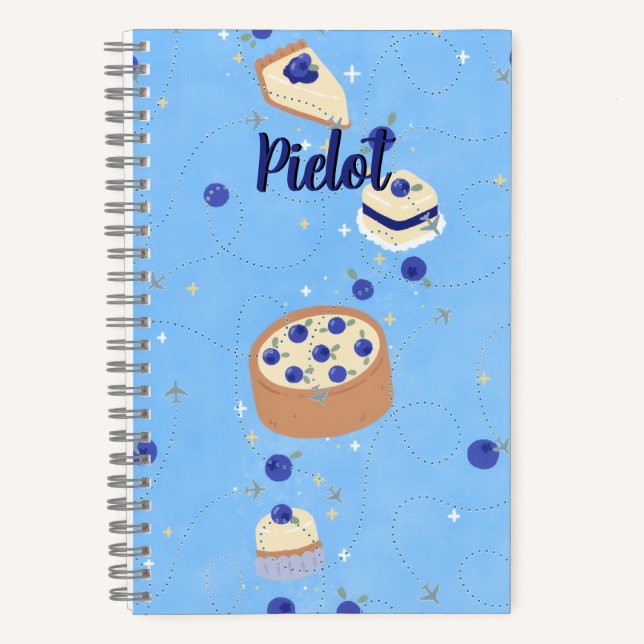 Anpassbarer Pilot Notizbuch (Vorderseite)