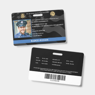 Anpassbarer Polizei-Beamter Law Enforcement Auswei Ausweis