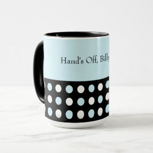 Anpassbarer Polka-Dot Tasse