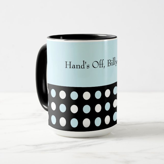 Anpassbarer Polka-Dot Tasse (Vorderseite Links)