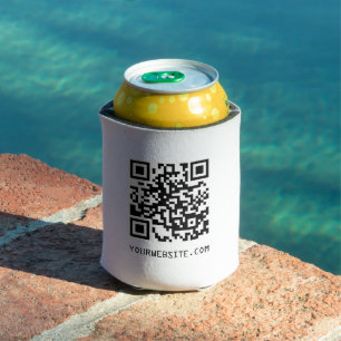 Anpassbarer QR-Code Ihr Webseitenlink Dosenkühler