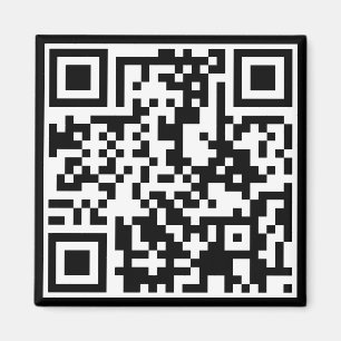anpassbarer QR-Code Magnet