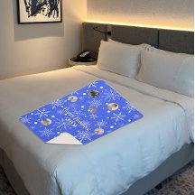 Anpassbarer Schneekristall-Schwarm-Sherpa-Decke