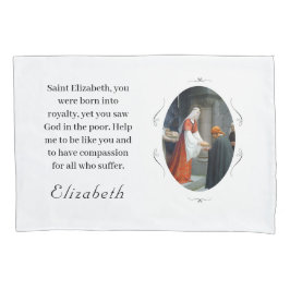 Anpassbarer Schutzpatron (St. Elisabeth) Kissenbezug