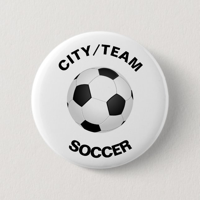 Anpassbarer Soccer Button (Vorderseite)