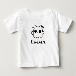 Anpassbarer süßer Halloween-Geist  Baby T-shirt
