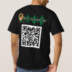 Anpassbarer T - Shirt für fav song (Kopfhörer)