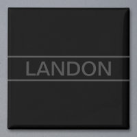 Anpassbarer Text | Bold Modern Black & Dark Gray