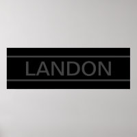 Anpassbarer Text | Bold Modern Black & Dark Gray