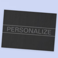 Anpassbarer Text | Bold Modern Black & Dark Gray