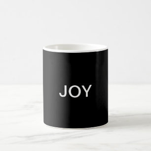 Anpassbarer Text Fett Moderne Schwarz & Dunkelgr Kaffeetasse