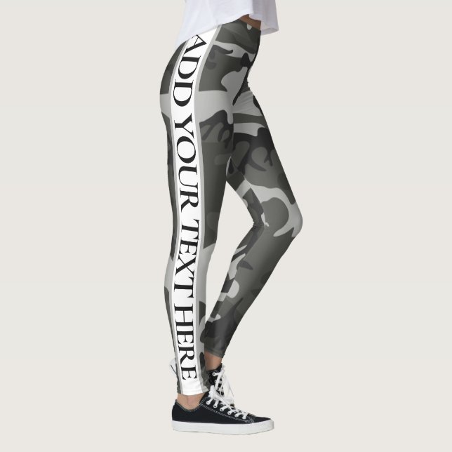 Anpassbarer Text hinzufügen Leggings (Rechts)