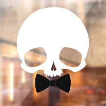 Anpassbarer Totenkopf mit Fliege