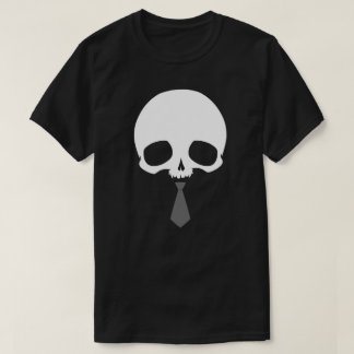 Anpassbarer Totenkopf mit Krawatte T-Shirt