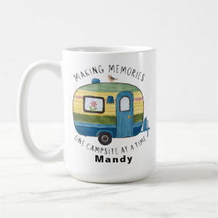 Anpassbarer Vintage-Camper-Reisekaffee Kaffeetasse