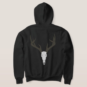Anpassbarer Weißwedelhirsch-Schädel Hoodie