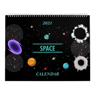 Anpassbarer Weltraumkalender Kalender