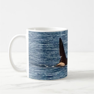 Anpassbarer Westküsten-John-Coe-Schwertwal Orca Kaffeetasse