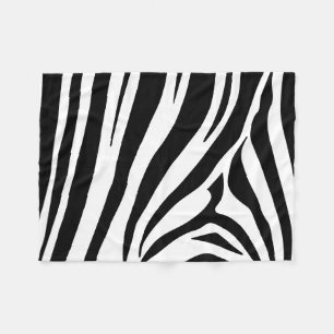 Anpassbarer Zebradruck Fleecedecke