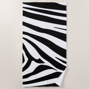 Anpassbarer Zebradruck Strandtuch