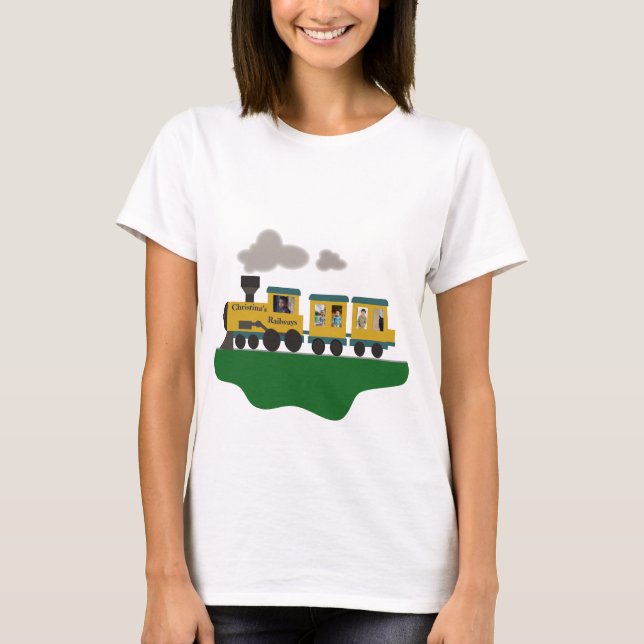 Anpassbarer Zug T-Shirt (Vorderseite)
