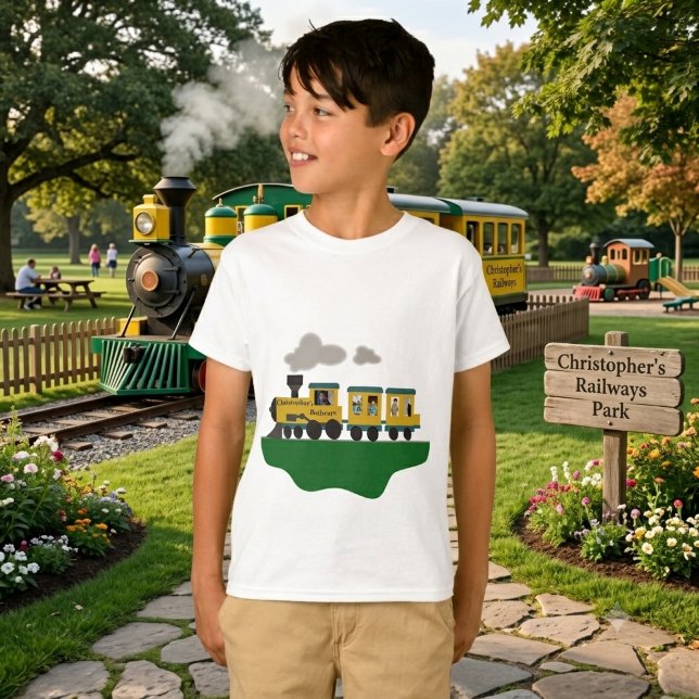 Anpassbarer Zug T-Shirt (Von Creator hochgeladen)