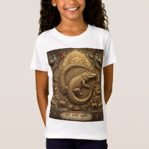 Anpassbares altes Kulturerbe Kunst Mädchen T-Shirt