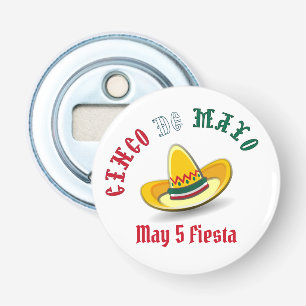 Anpassbares Cinco de Mayo 5. Mai Fiesta Flaschenöffner